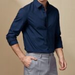 Blue Formal Shirt, Full Sleeves