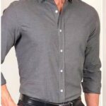 Grey Semi-Formal Check Shirt, Full Sleeves.jpg