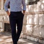 Stripped Formal Shirt, Full Sleeves