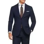 Navy Blue Suit, 2 Piece, Single Breasted