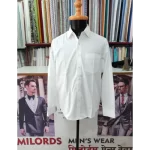 Premium Cotton White Shirt, Classic Collar, Full Sleeves.